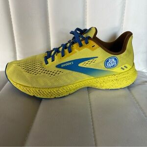 Brooks Launch 8 Run Happy Women’s Size 9 Yellow Banana Running Shoes Sneakers